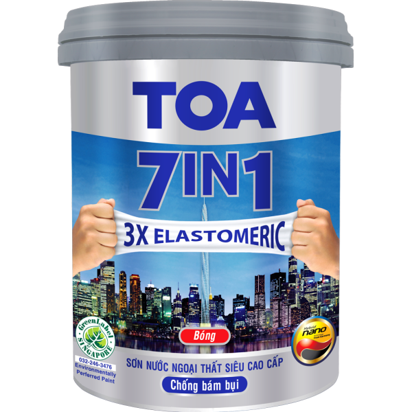 Sơn ngoại thất cao cấp TOA 7 IN 1 - 5L 